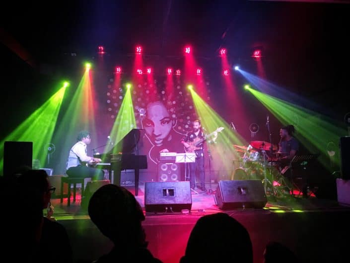 alain perez and rodney barreto performing at FAC during havana jazz plaza