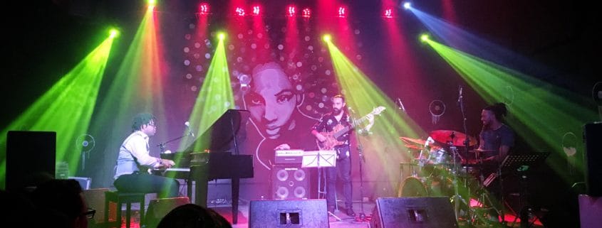 alain perez and rodney barreto performing at FAC during havana jazz plaza