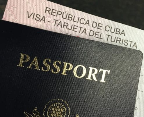 passport and visa to go to cuba, OFAC license