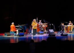 a picture of chucho valdez playing at havana jazz plaza