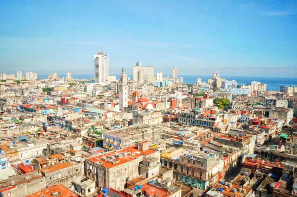 centro habana, an overlook of havana cuba
