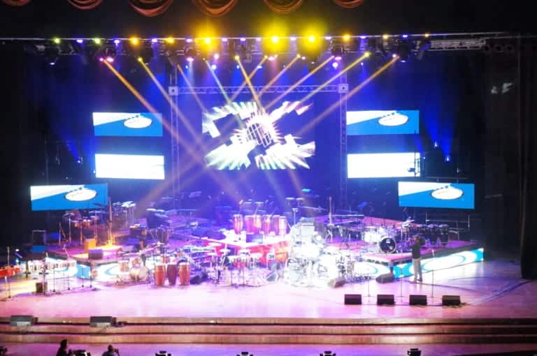stage view of fiesta de tambor