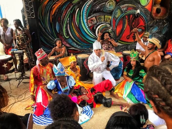 rumba at callejon de hamel in havana