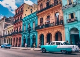 old havana and classic cars