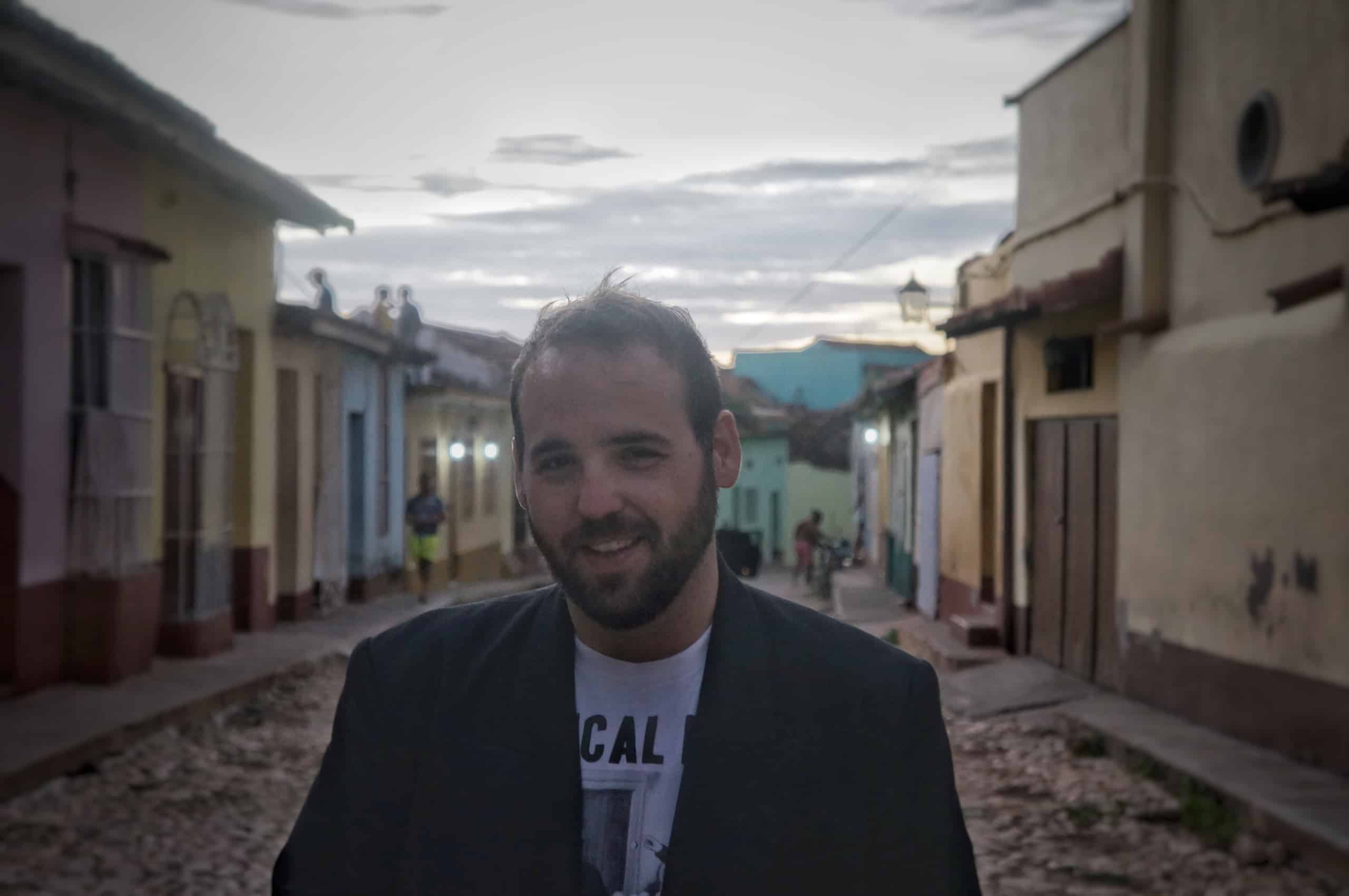 Musician tour guide Chaz Chambers in Cuba