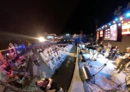 live stage outdoor show at havana jazz festival casa de la cultura