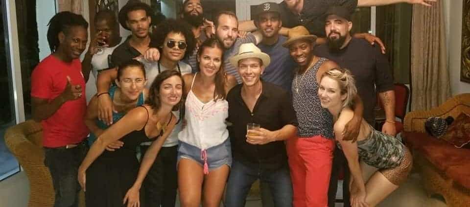 a private group on a cuba music tour