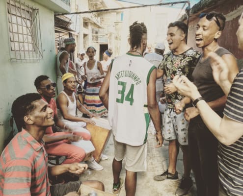 Rumba circle in Havana, Cuba