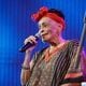 famous Cuban singer Omara portuondo playing with buena vista social club
