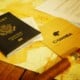 Picture of Cuba map, passport and Cohiba cigar