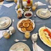 Fresh prepared breakfast in havana, Cuba