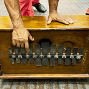 1 - Santiago Music Tours Photos - Havana Music Tours, Marimbula music instrument from Changuí de La Maya Group