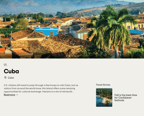 Cuba the TripAdvisor Top Trending Travel Destination of 2023