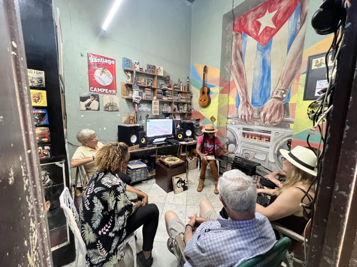 Dj Jigüe Vinyl Experience and AfroCaribbean Lunch - Havana Music Tours Private Tour - November 2023IMG_3066