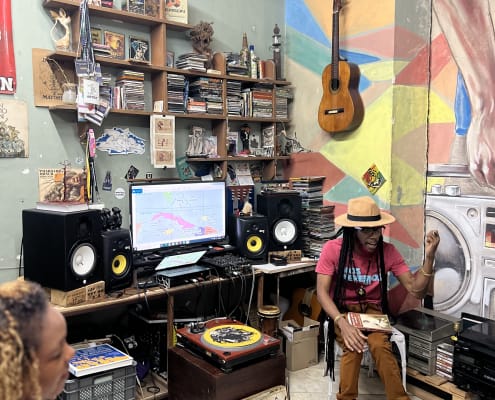 Dj Jigüe Vinyl Experience and AfroCaribbean Lunch - Havana Music Tours Private Tour - November 2023IMG_3068