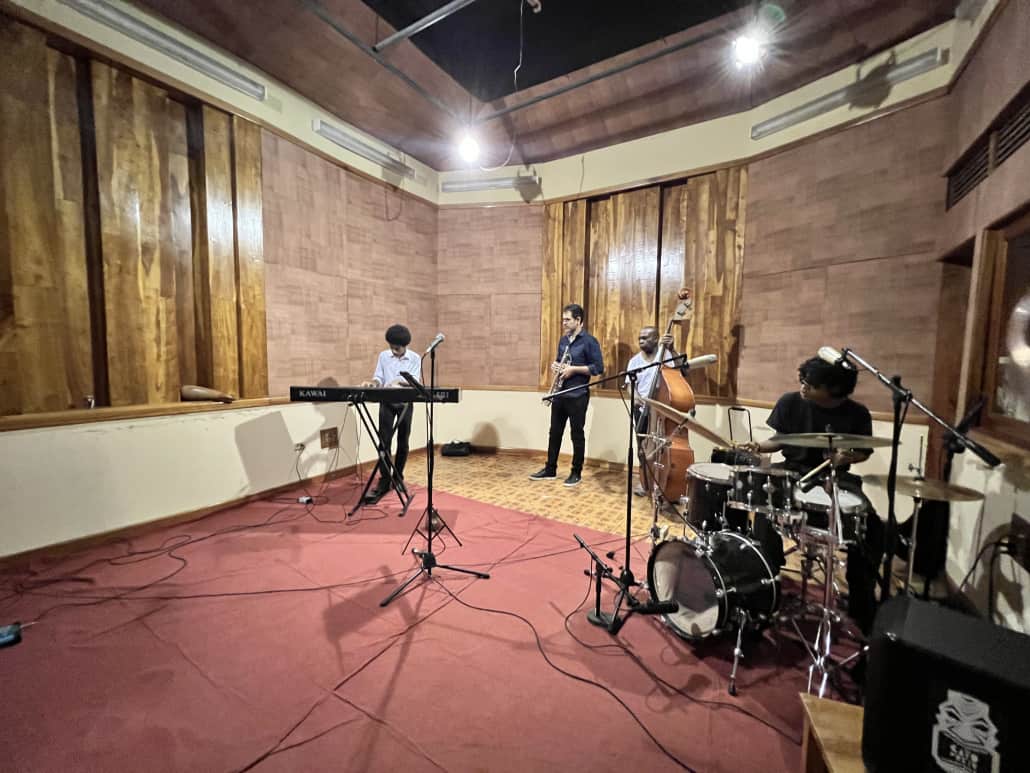 Live music studio experience on a Havana Music Tours private trip