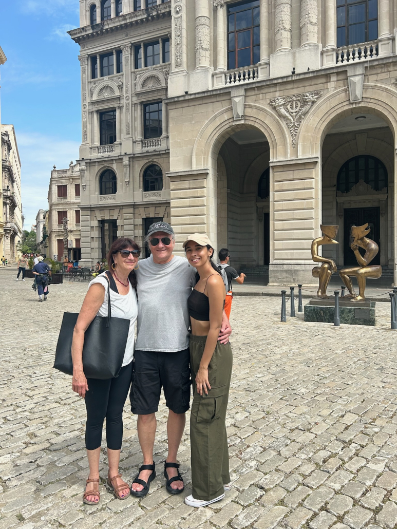 Barry and Rena on their March 2024 private Havana Music Tours trip
