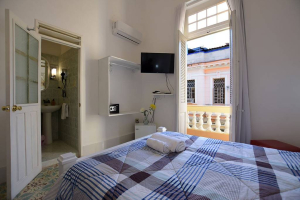 Bedroom in a casa in Havana, Cuba