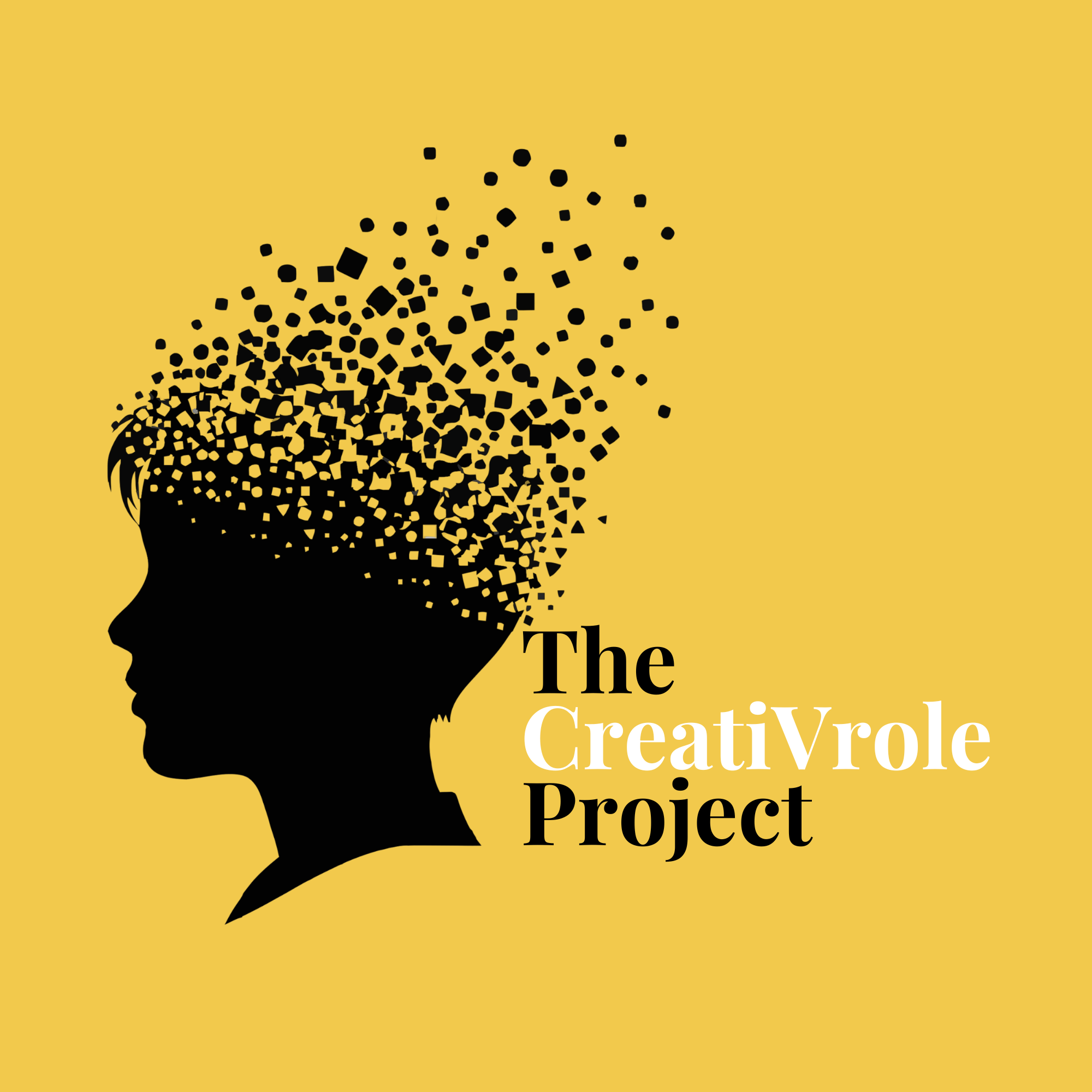 The CreatiVrole Project Non Profit Logo - Black Text
